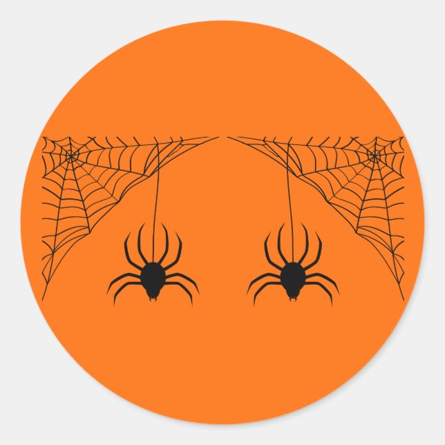 Halloween Spider Sticker (Front)