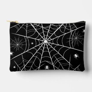 Halloween Spider Web Accessory Pouch