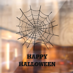 Halloween Spider Web and Eyeballs