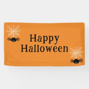 Halloween Spider Web  Banner