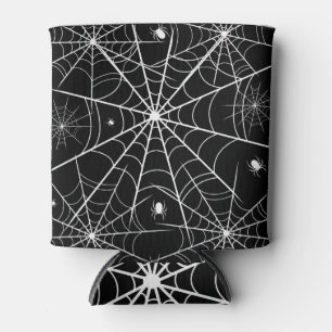 Halloween Spider Web Can Cooler