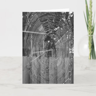 Halloween-Spider Web Card