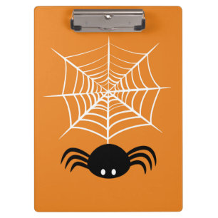 Halloween Spider Web Clipboard