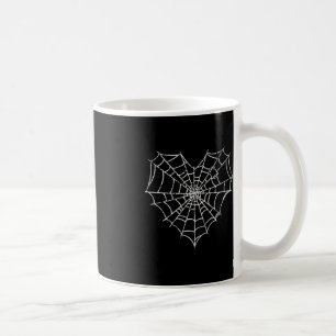 Halloween Spider Web Costume Cute Heart Spider Web Coffee Mug