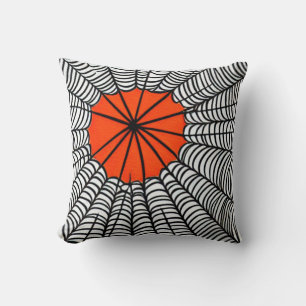 Halloween Spider Web Cushion