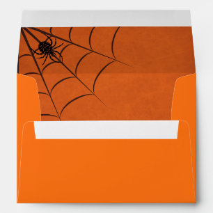 Halloween Spider Web Envelope