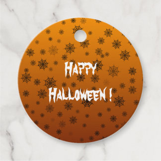 Halloween Spider Web Favour Tags