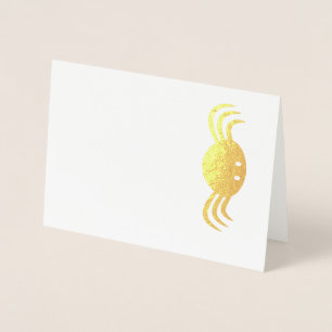 Halloween Spider Web Foil Card