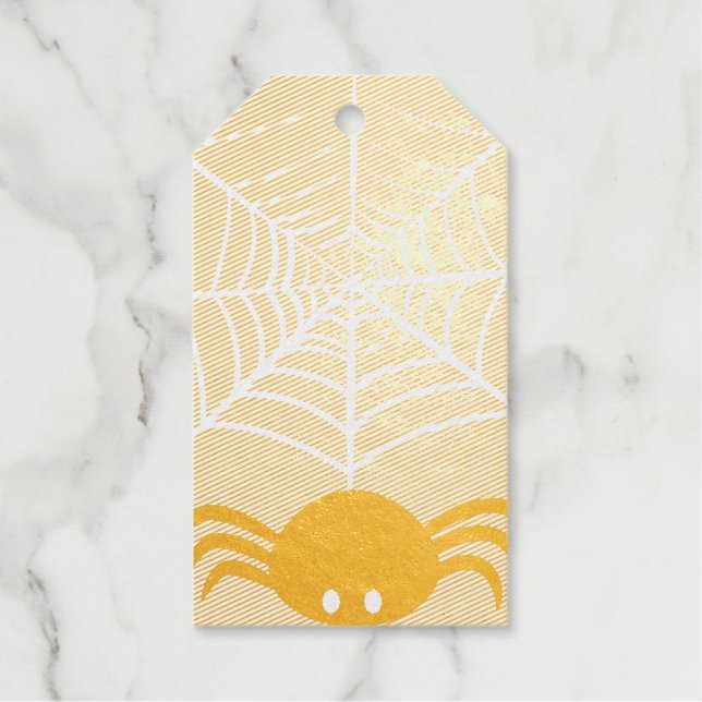 Halloween Spider Web  Gift Tags (Front)