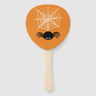 Halloween Spider Web Hand Fan