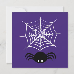 Halloween Spider Web Holiday Card