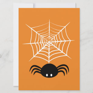 Halloween Spider Web Holiday Card