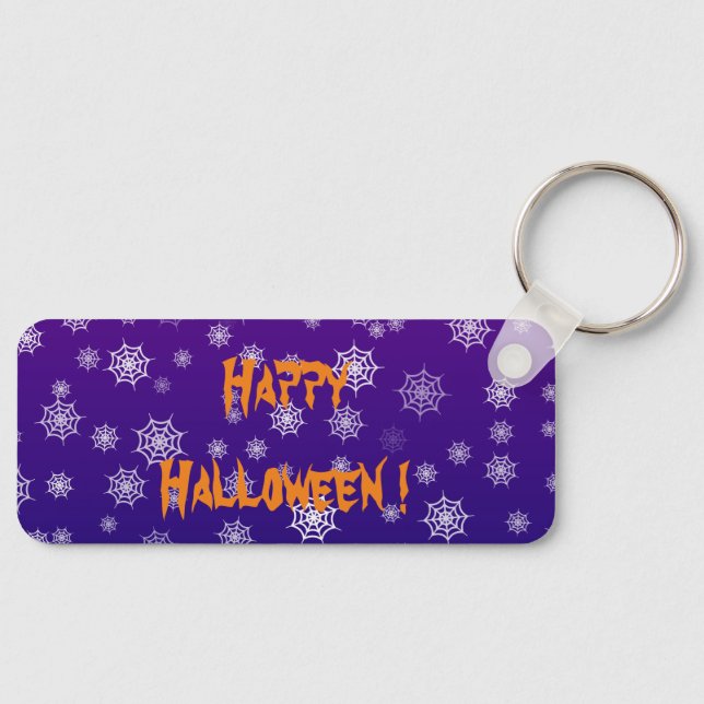 Halloween Spider Web Key Ring (Front)