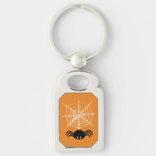 Halloween Spider Web  Key Ring