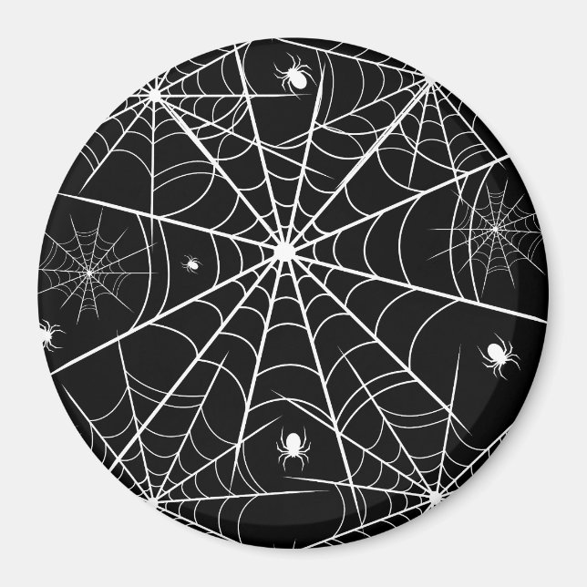 Halloween Spider Web Magnet (Front)