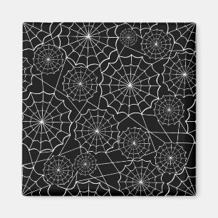 halloween spider web magnet