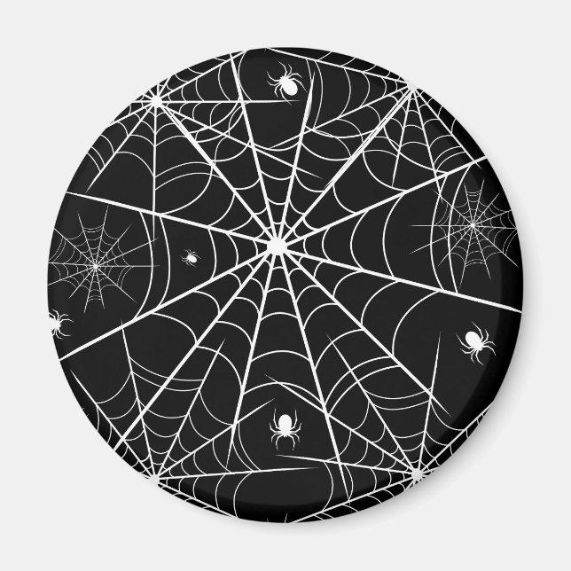 Halloween Spider Web Magnet (Front)