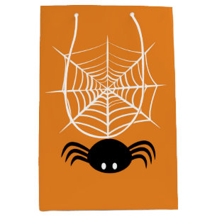 Halloween Spider Web Medium Gift Bag