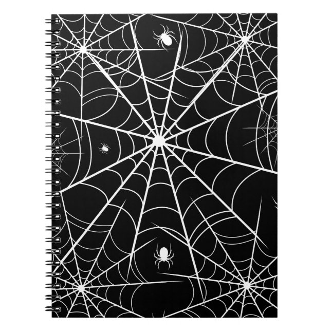 Halloween Spider Web Notebook (Front)
