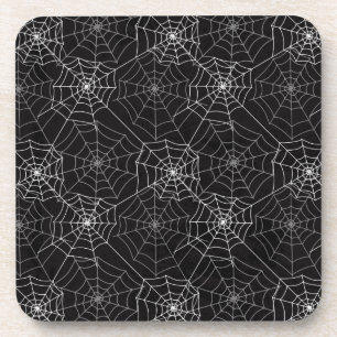 Halloween Spider Web Pattern   Coaster