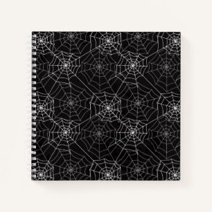 Halloween Spider Web Pattern Notebook