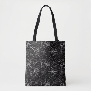 Halloween Spider Web Pattern   Tote Bag