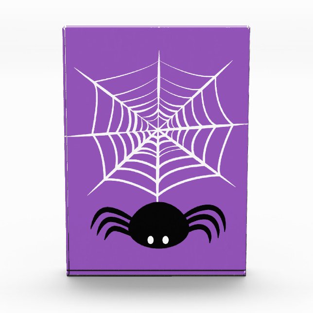 Halloween Spider Web  Photo Block (Front)
