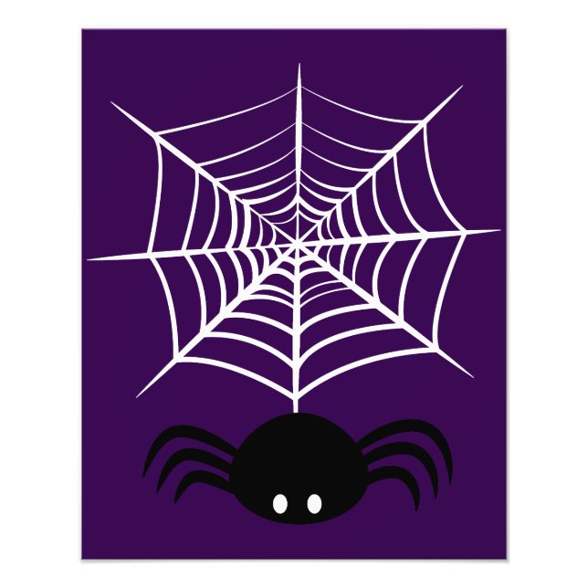 Halloween Spider Web  Photo Print (Front)