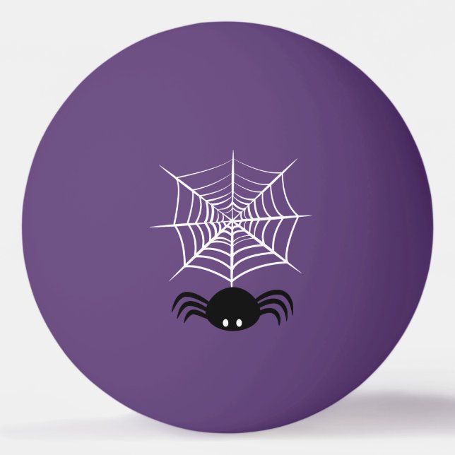 Halloween Spider Web  Ping Pong Ball (Front)