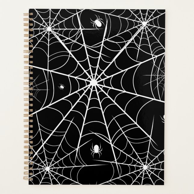 Halloween Spider Web Planner (Front)
