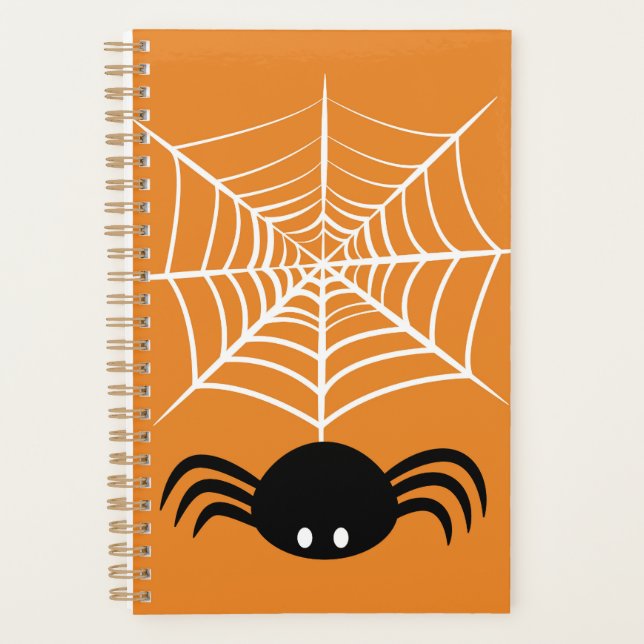 Halloween Spider Web  Planner (Front)