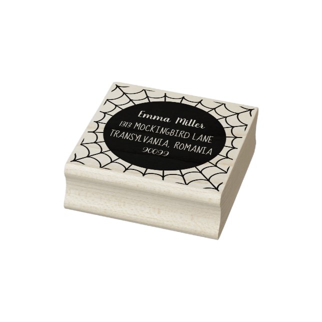 Halloween Spider Web   Rubber Stamp (Stamp)