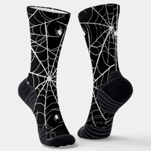 Halloween Spider Web Socks