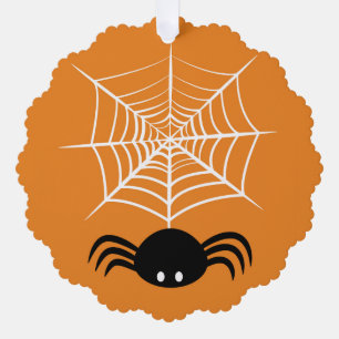 Halloween Spider Web Tree Decoration Card