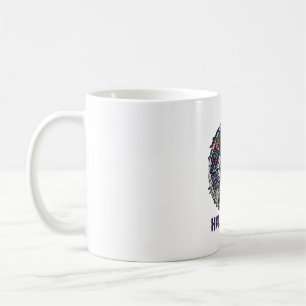 Halloween Spider Web Tree Ghosts Pumpkins Tombston Coffee Mug