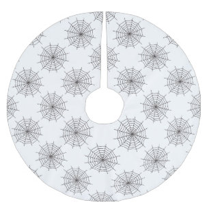 Halloween, Spider Web, Trick Or Treat, Boo Brushed Polyester Tree Skirt