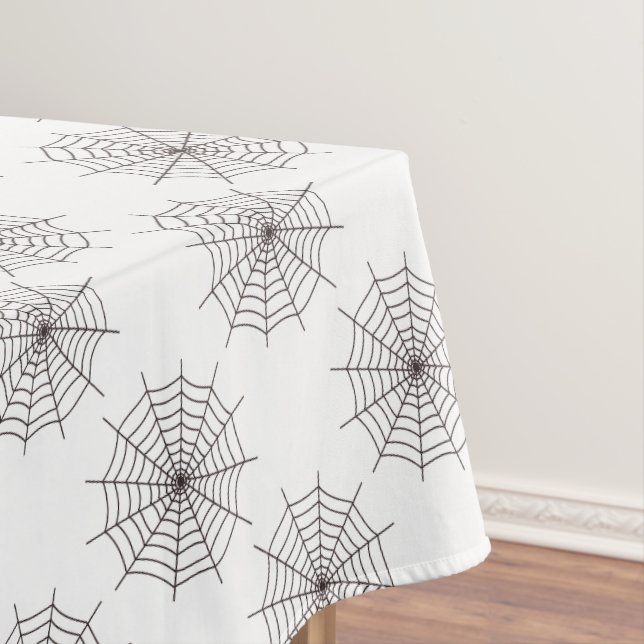 Halloween, Spider Web, Trick Or Treat, Boo Tablecloth (In Situ)