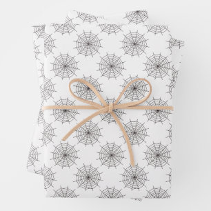 Halloween, Spider Web, Trick Or Treat, Boo Wrapping Paper Sheet