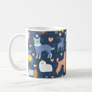 Halloween Spiders Web: Seamless Pattern Coffee Mug