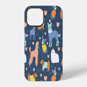 Halloween Spiders Web: Seamless Pattern iPhone 12 Case