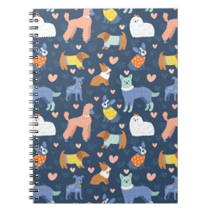 Halloween Spiders Web: Seamless Pattern Notebook
