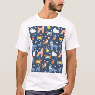 Halloween Spiders Web: Seamless Pattern T-Shirt