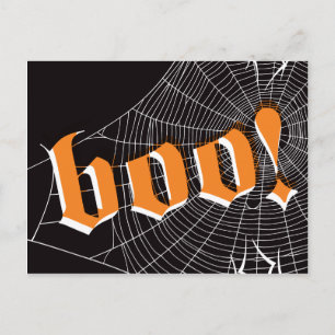 Halloween SpiderWeb Postcard