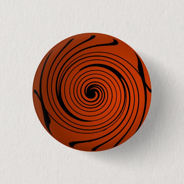 Halloween Spiral 3 Cm Round Badge (Front)