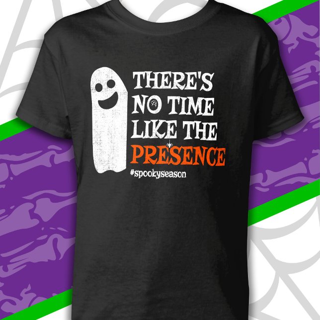 Halloween Spirit Happy Ghost Funny Halloween T-Shirt (Creator Uploaded)