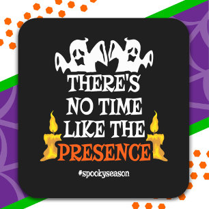 Halloween Spirit Scary Ghosts Funny Halloween Square Sticker