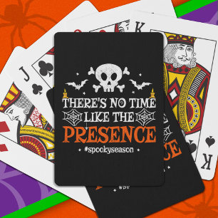 Halloween Spirit Skull Crossbones Funny Halloween Playing Cards