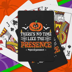 Halloween Spirit Spooky Pumpkin Funny Halloween Playing Cards