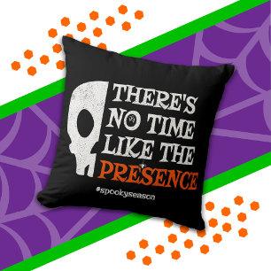 Halloween Spirit Spooky Skull Funny Halloween Cushion