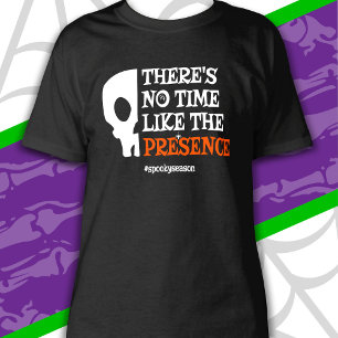 Halloween Spirit Spooky Skull Funny Halloween T-Shirt